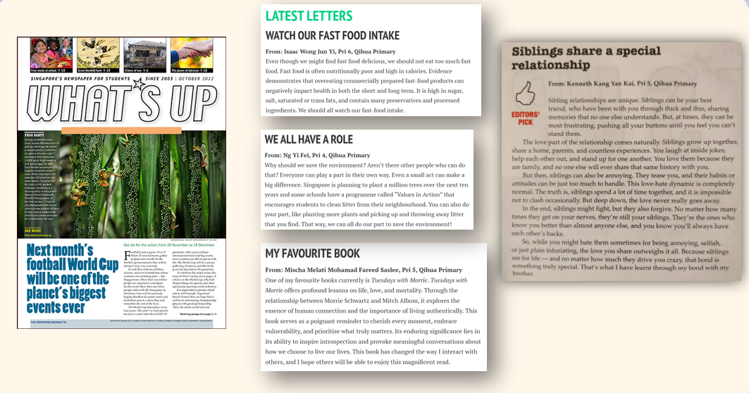 WhatsUp, a student newspaper